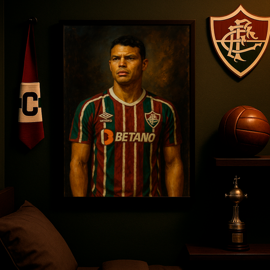Quadro decorativo - Thiago Silva | Fluminense